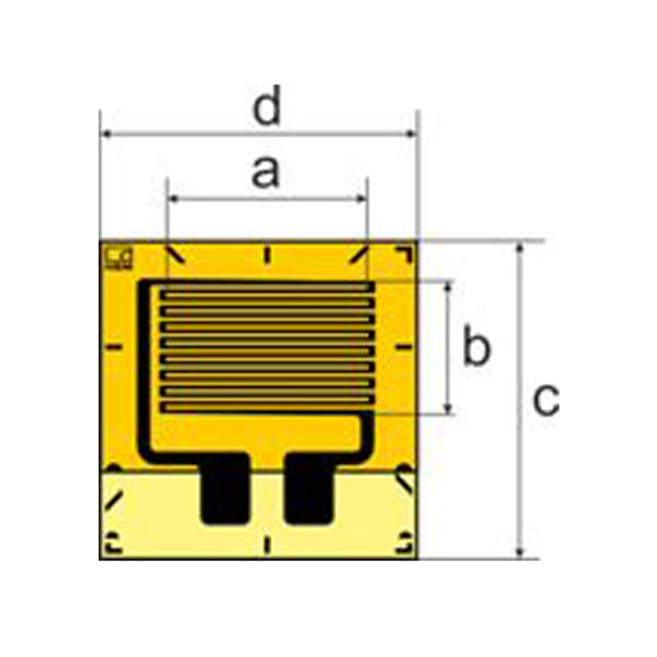 LY9 集成焊盘的应变片 LY9 集成焊盘的应变片